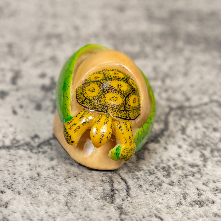 Vintage Turtle Tortoise Tagua Carving