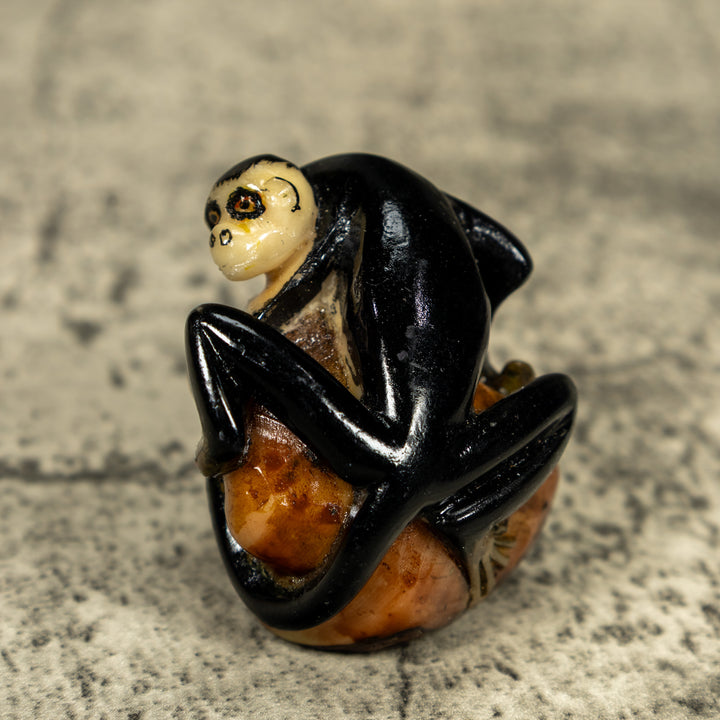 White Face Monkey Tagua Carving