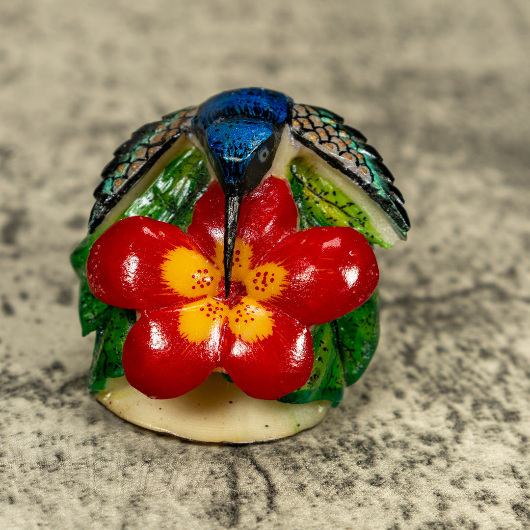 Hummingbird Tagua Carving