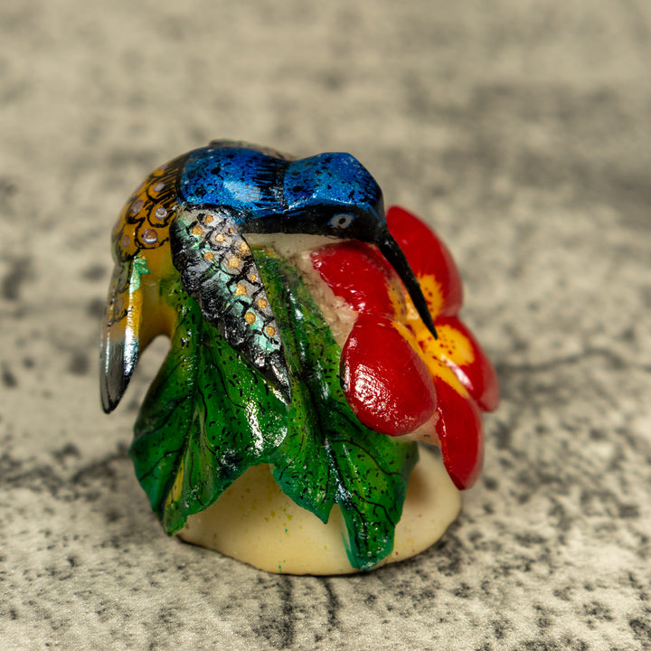 Hummingbird Tagua Carving