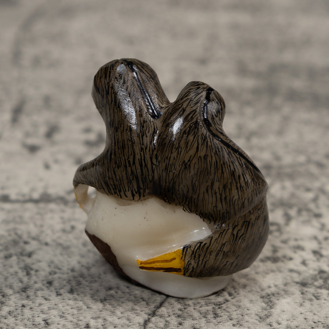 Sloth With Cub Tagua Carving