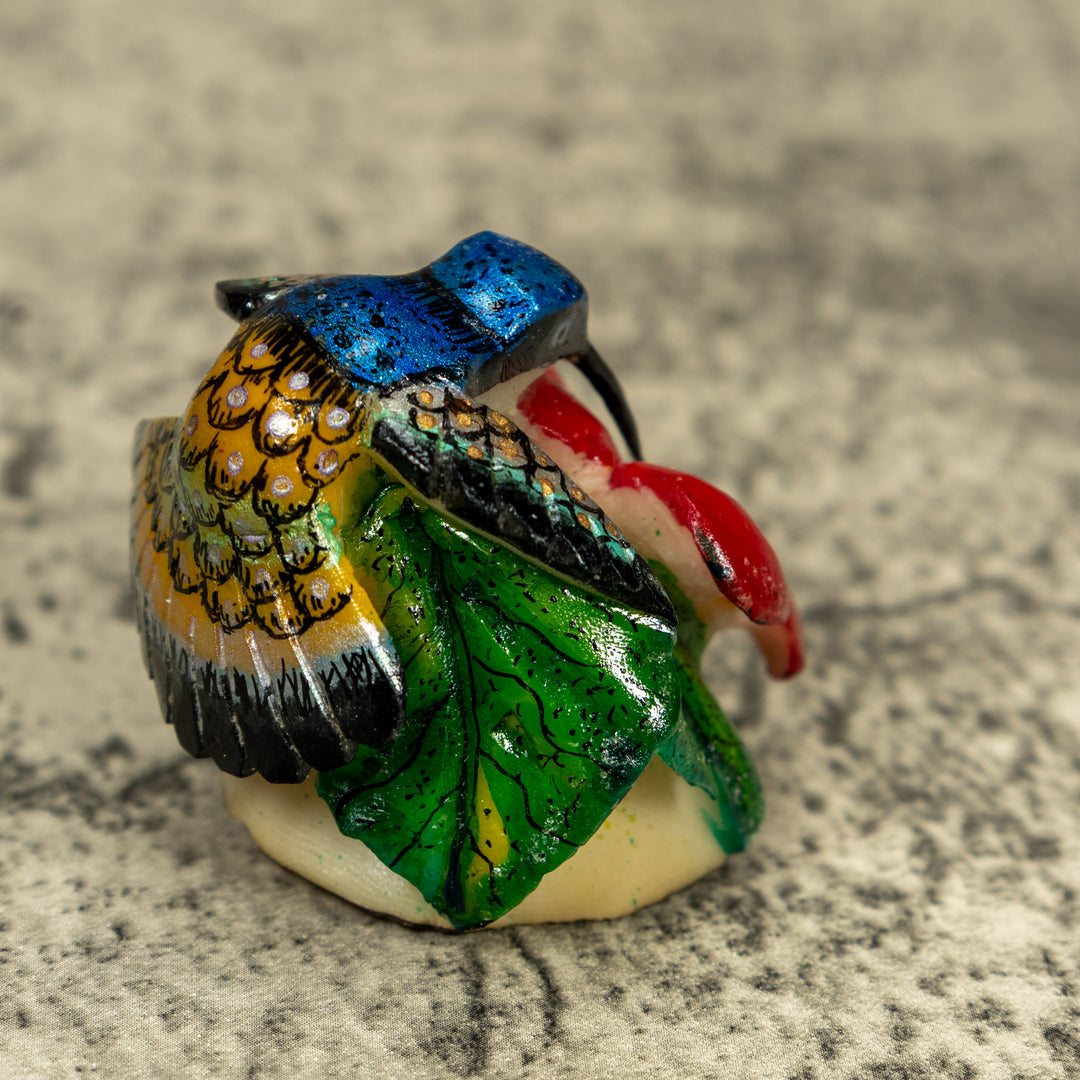 Hummingbird Tagua Carving