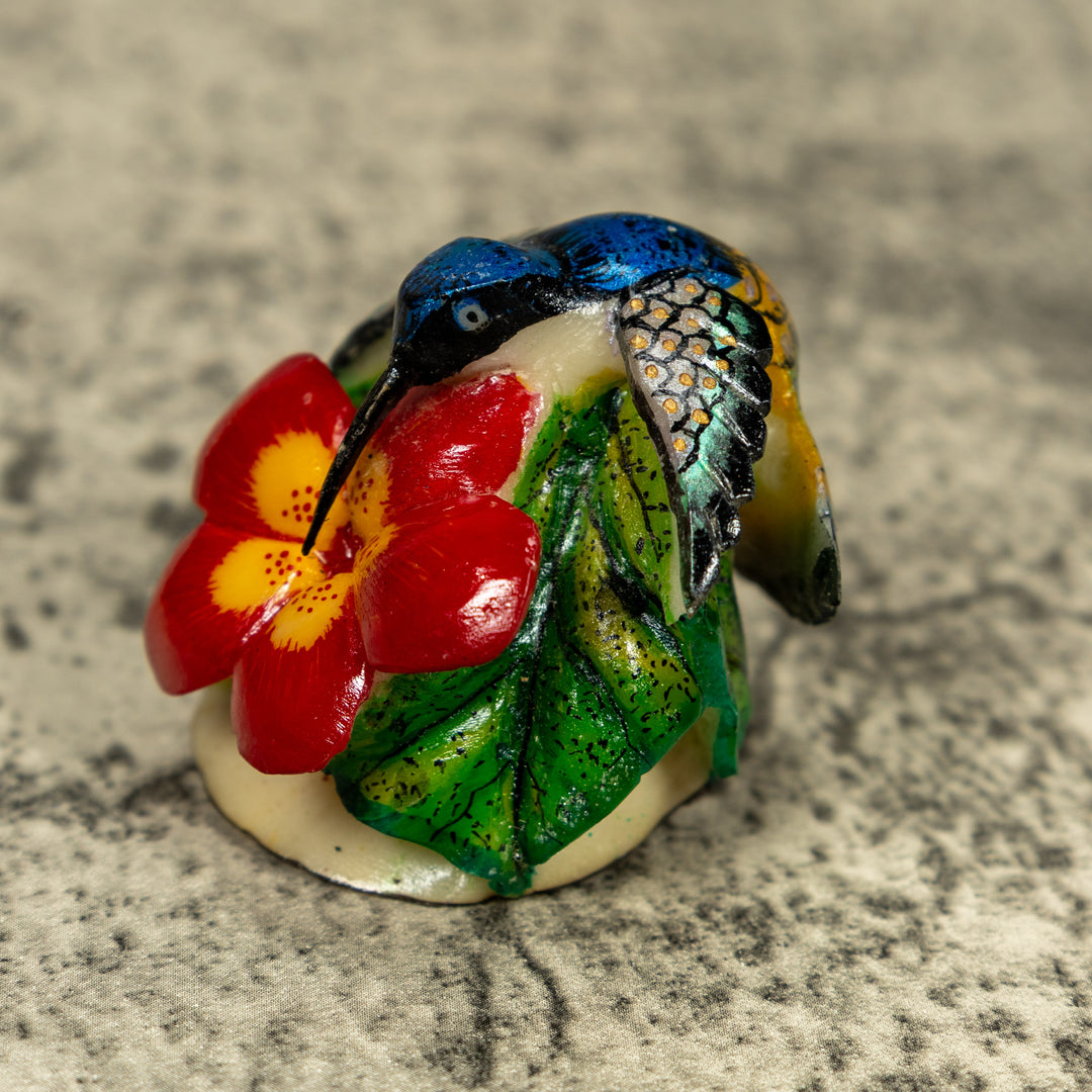 Hummingbird Tagua Carving