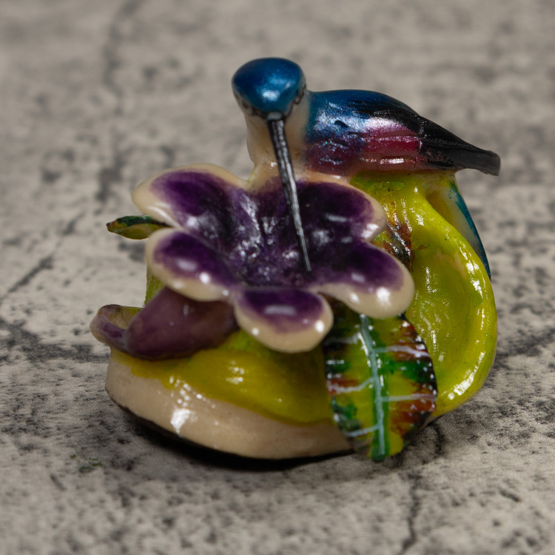 Hummingbird Tagua Carving