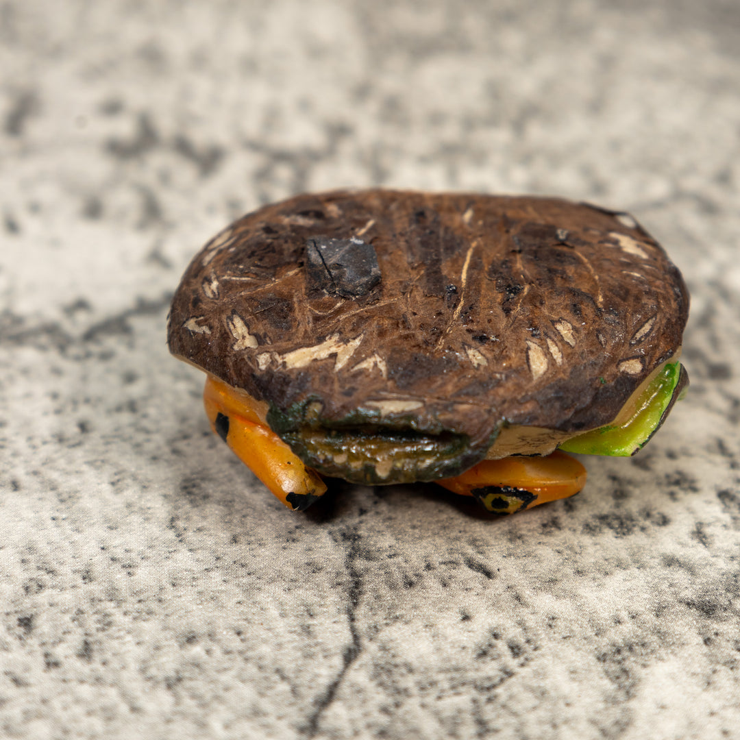 Gorgeous Golden Frog Tagua Carving