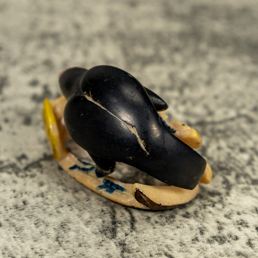 Vintage Toucan Parrot Bird Tagua Carving