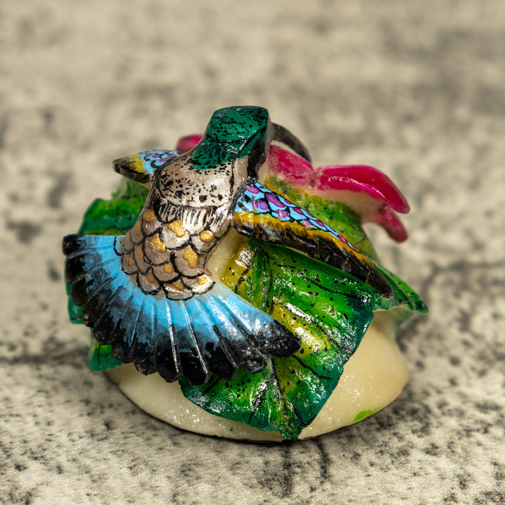 Hummingbird Tagua Carving