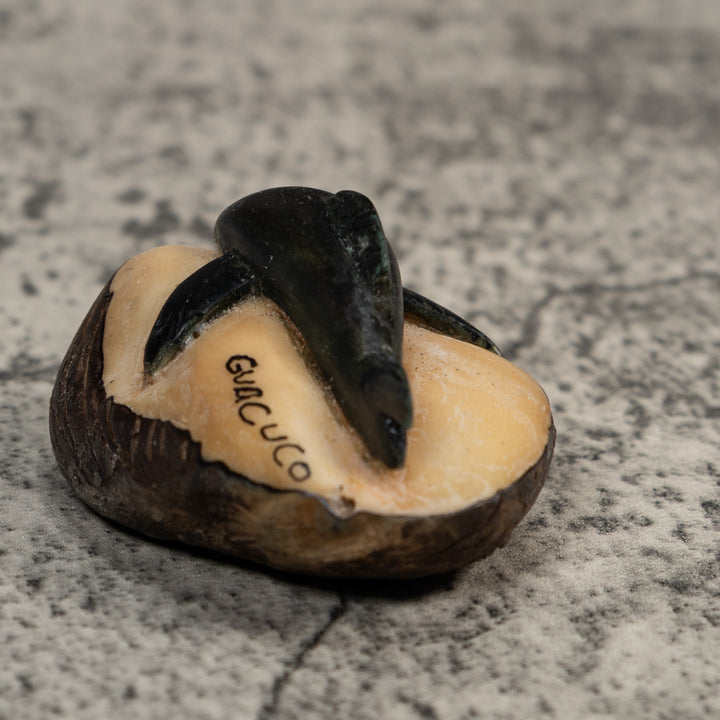 Black Dolphin Tagua Carving