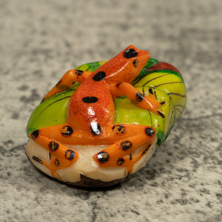 Poison Dart Frog Tagua Carving