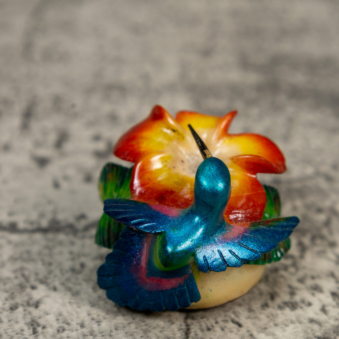 Stupendous Hummingbird Tagua Carving