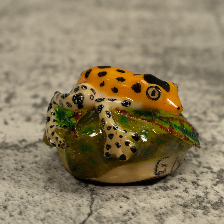 Poison Dart Frog Tagua Carving