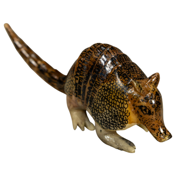 Vintage Armadillo Tagua Carving