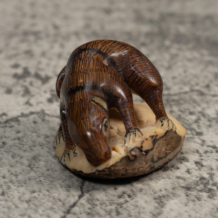 Vintage Neque Agouti Tagua Carving