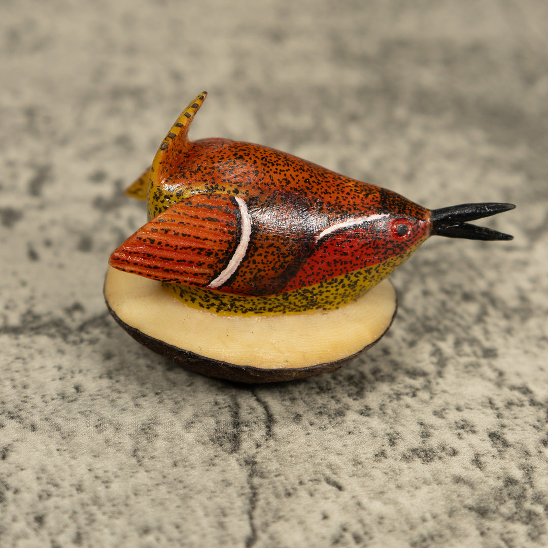 Seed Eater Bird Tagua Carving