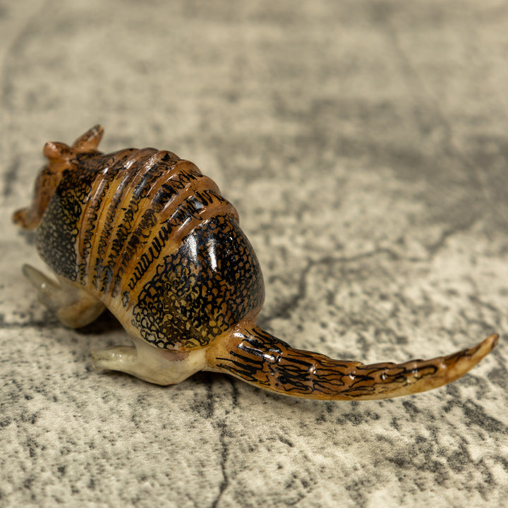 Vintage Armadillo Tagua Carving