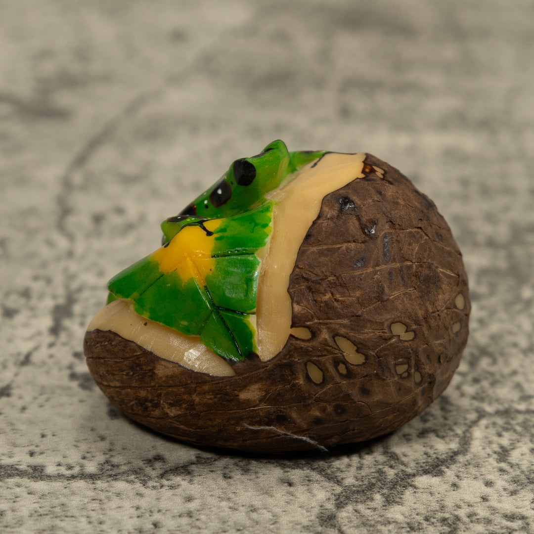 Poison Dart Frog Tagua Carving