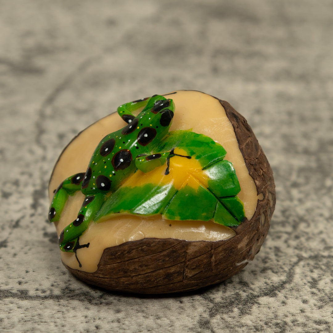 Poison Dart Frog Tagua Carving