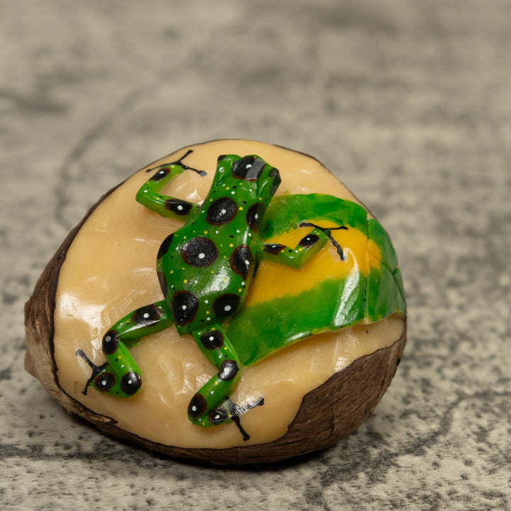 Poison Dart Frog Tagua Carving