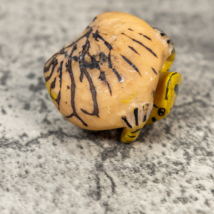 Vintage Poison Dart Frog Tagua Carving