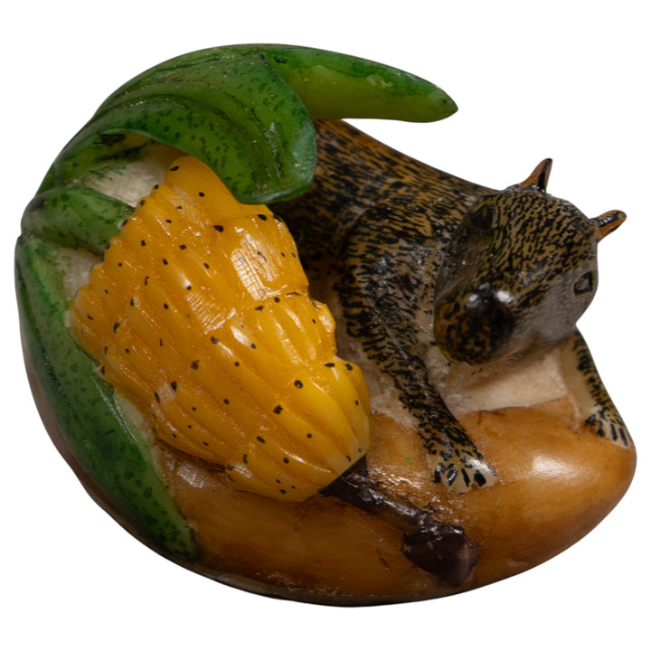 Neque Agouti With Bananas Tagua Carving