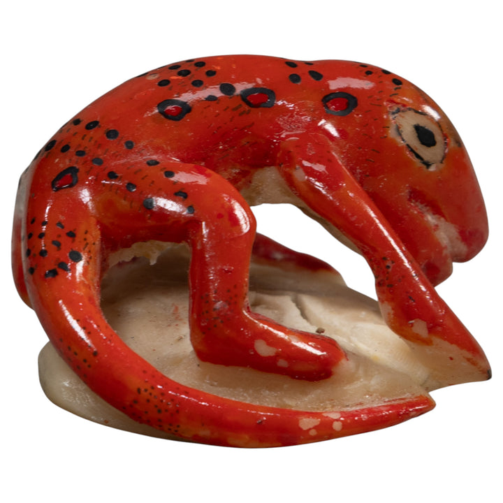 Vintage Fantasy Gecko Tagua Carving