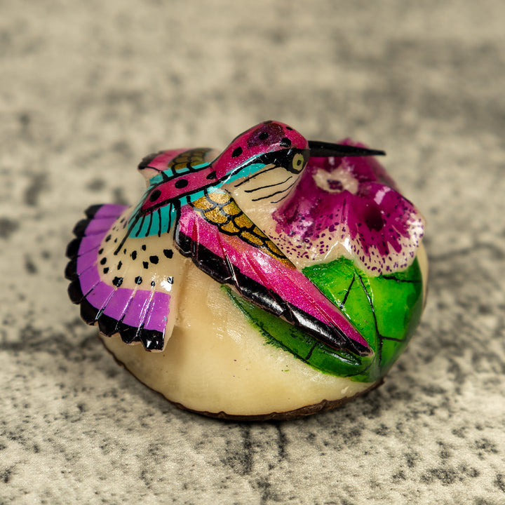 Hummingbird Tagua Carving