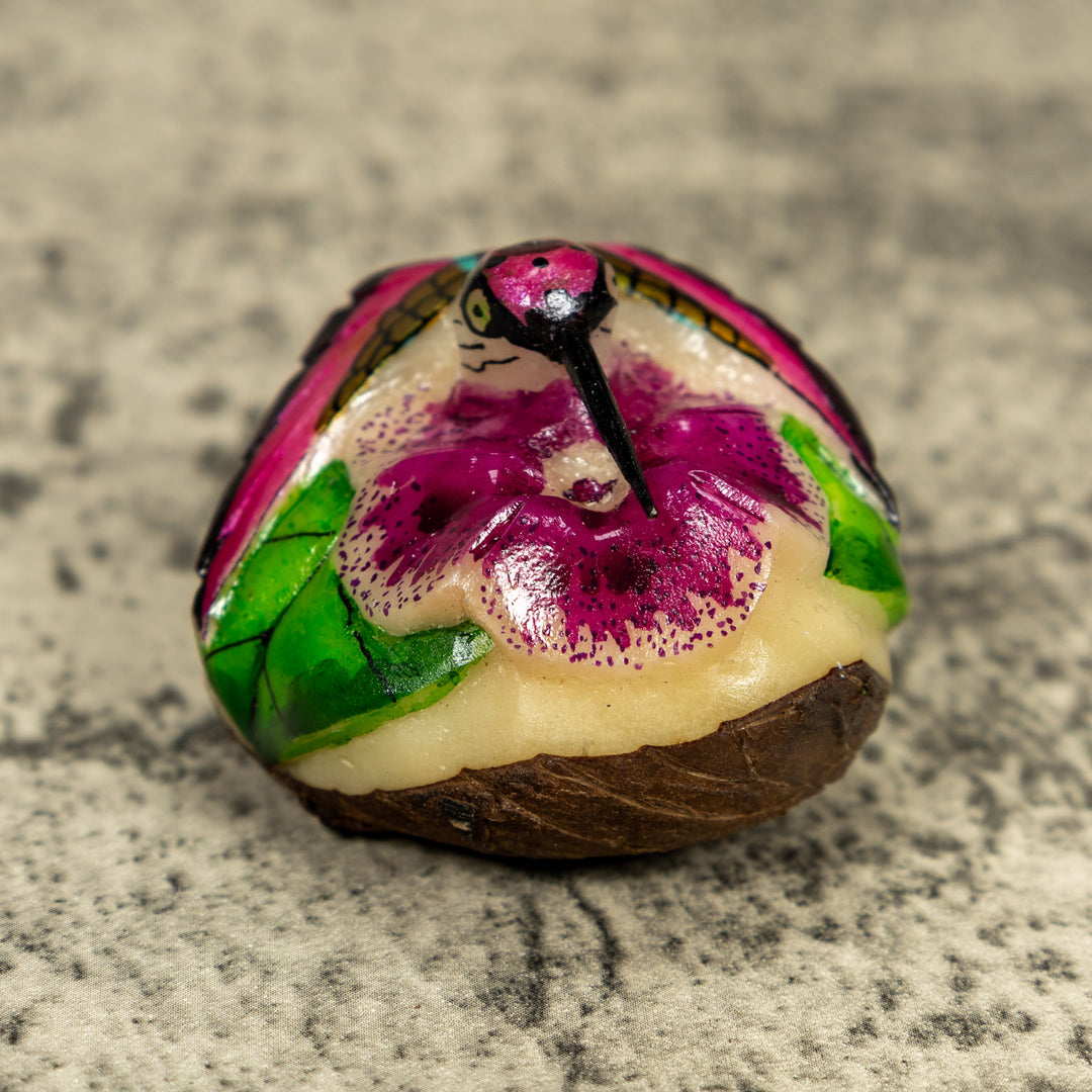 Hummingbird Tagua Carving