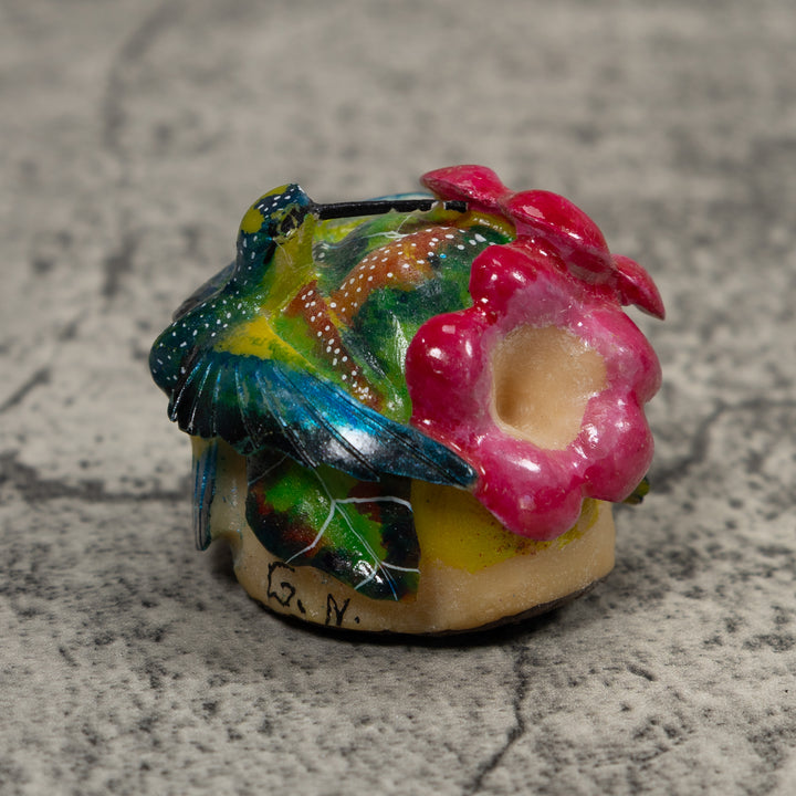 Hummingbird Tagua Carving