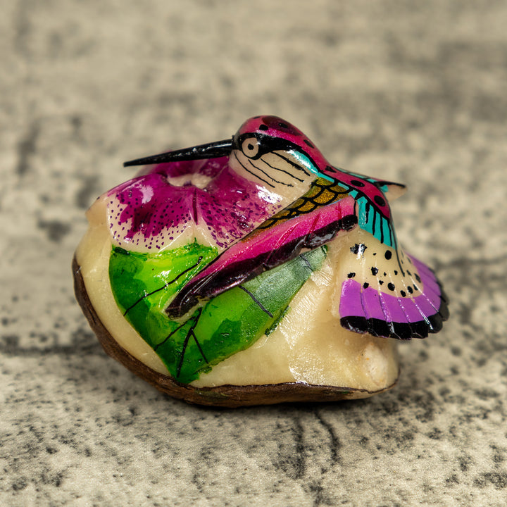 Hummingbird Tagua Carving