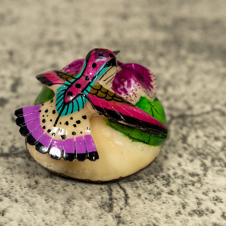 Hummingbird Tagua Carving