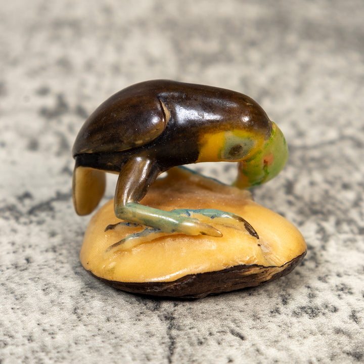 Vintage Toucan Parrot Bird Tagua Carving