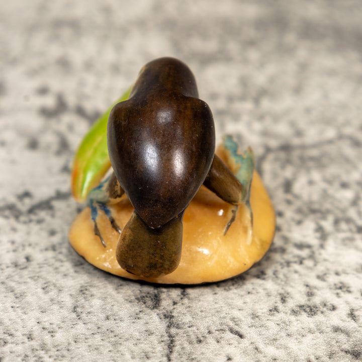 Vintage Toucan Parrot Bird Tagua Carving