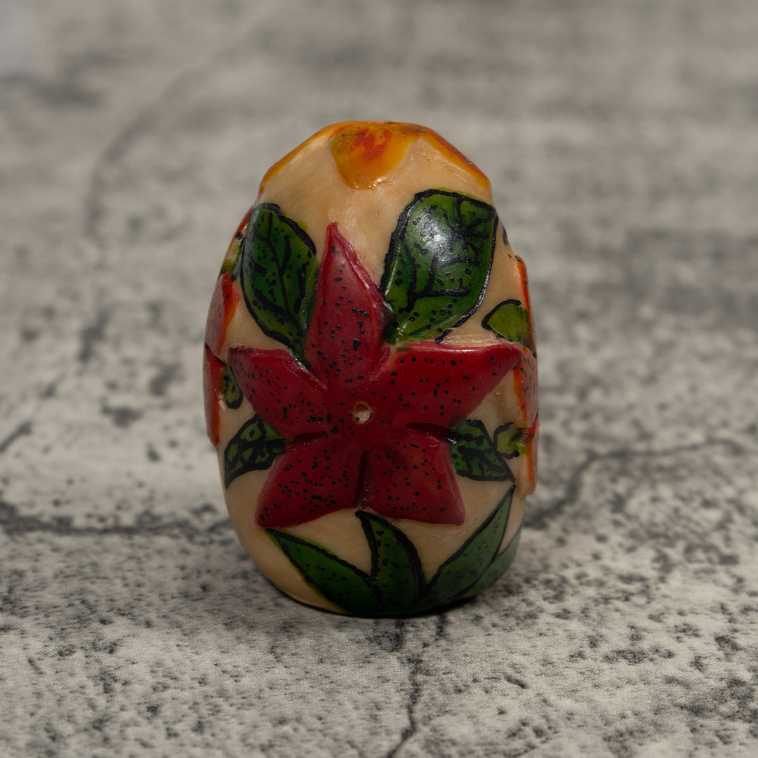 Floral Flower Tagua Carving