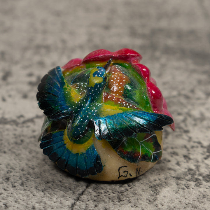 Hummingbird Tagua Carving