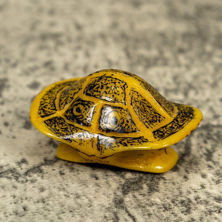 Vintage Turtle Shell Tagua Carving