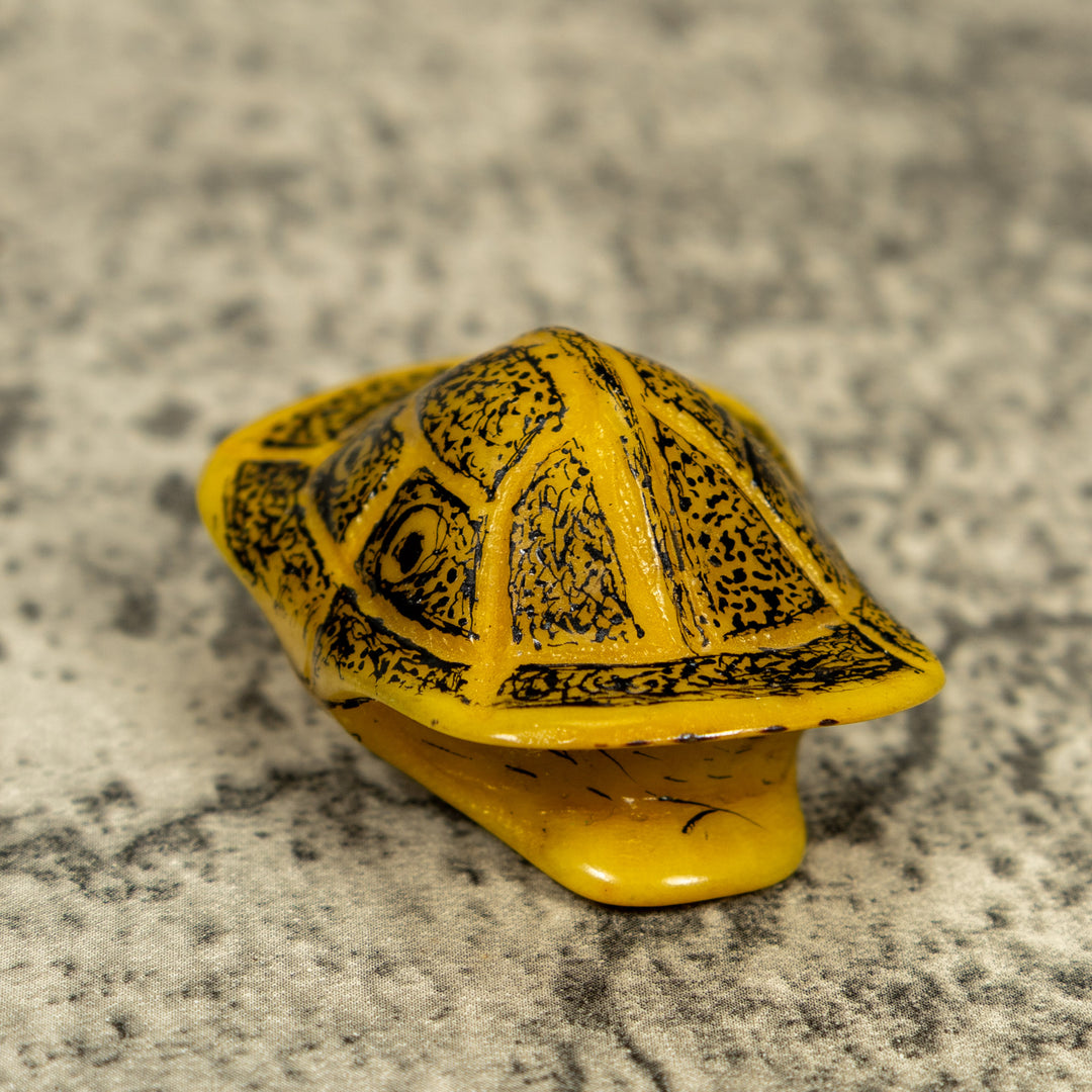 Vintage Turtle Shell Tagua Carving