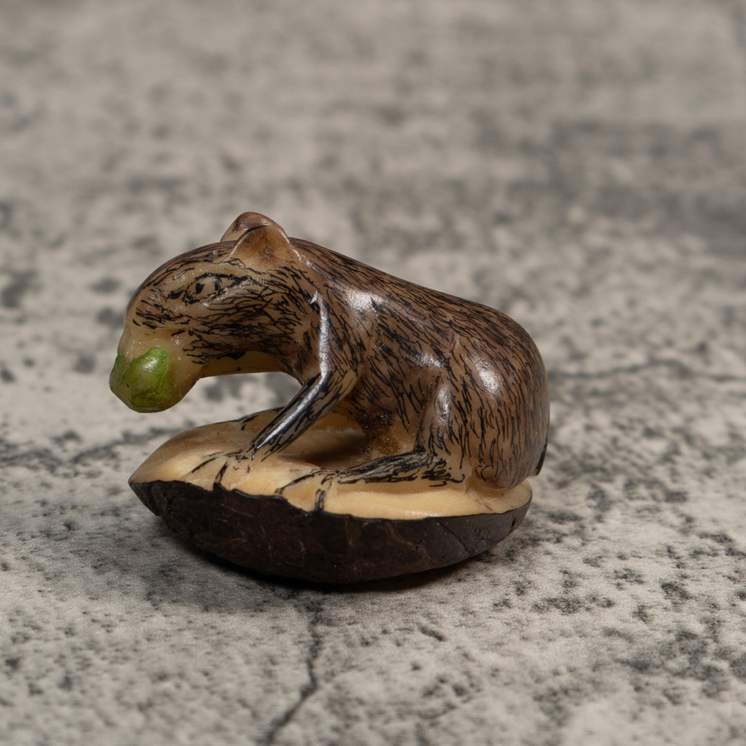 Neque Agouti Tagua Carving