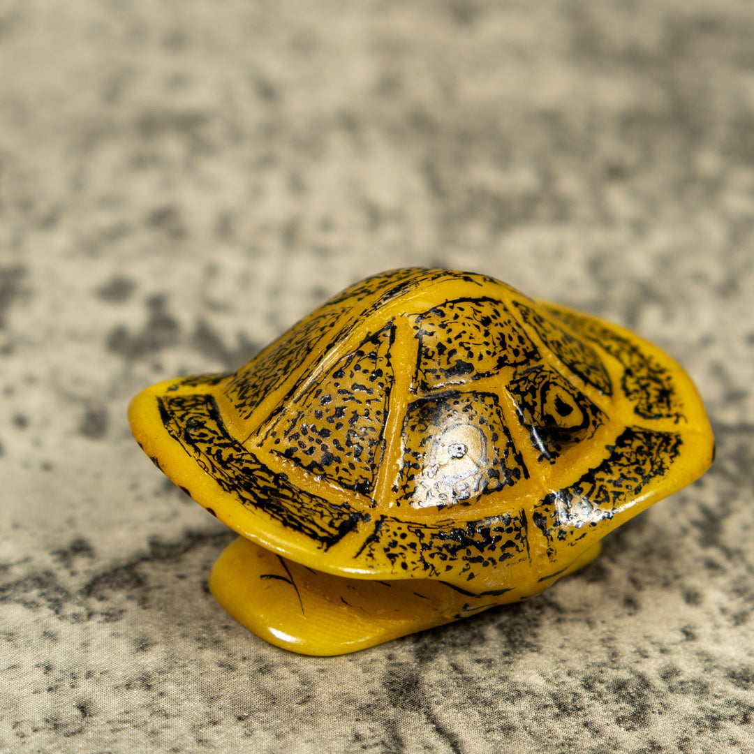 Vintage Turtle Shell Tagua Carving