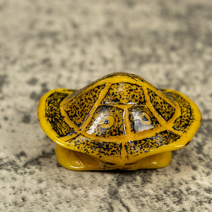 Vintage Turtle Shell Tagua Carving