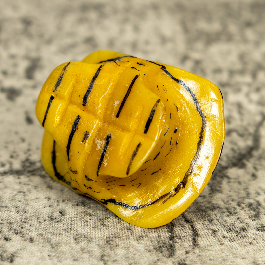 Vintage Turtle Shell Tagua Carving