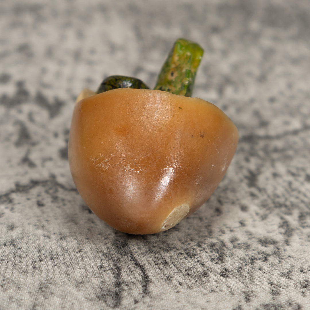 Vintage Iguana Lizard Emering From Egg Tagua Carving