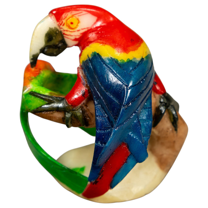 Macaw Parrot Bird Tagua Carving
