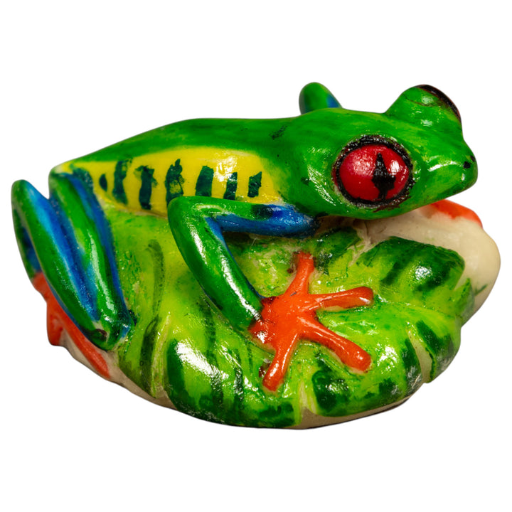 Red-Eyed Tree Frog Tagua Carving