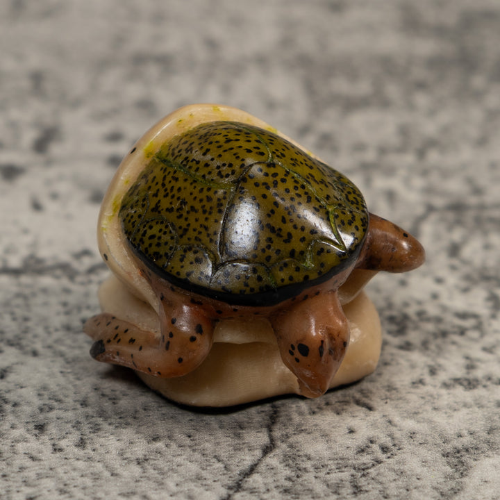 Vintage Sea Turtle Tagua Carving