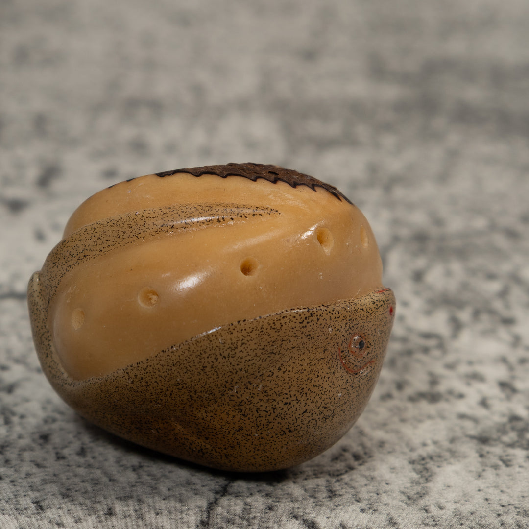 Vintage Stingray Fish Tagua Carving