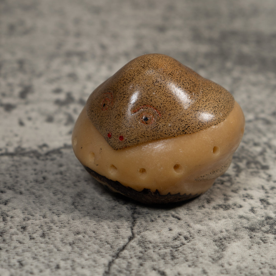 Vintage Stingray Fish Tagua Carving