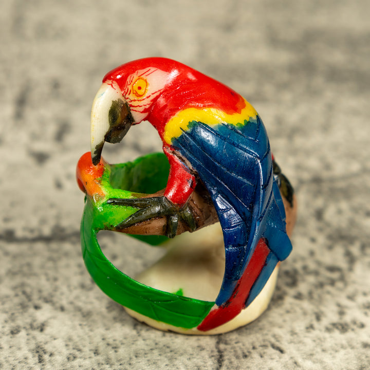 Macaw Parrot Bird Tagua Carving