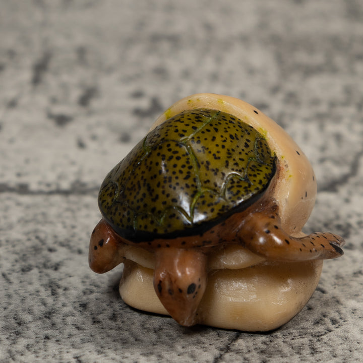 Vintage Sea Turtle Tagua Carving