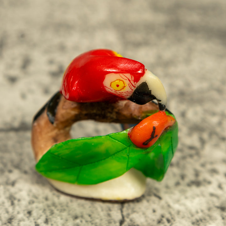 Macaw Parrot Bird Tagua Carving