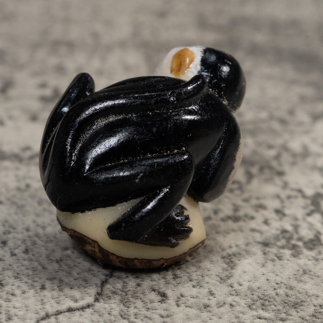 White Face Monkey Tagua Carving
